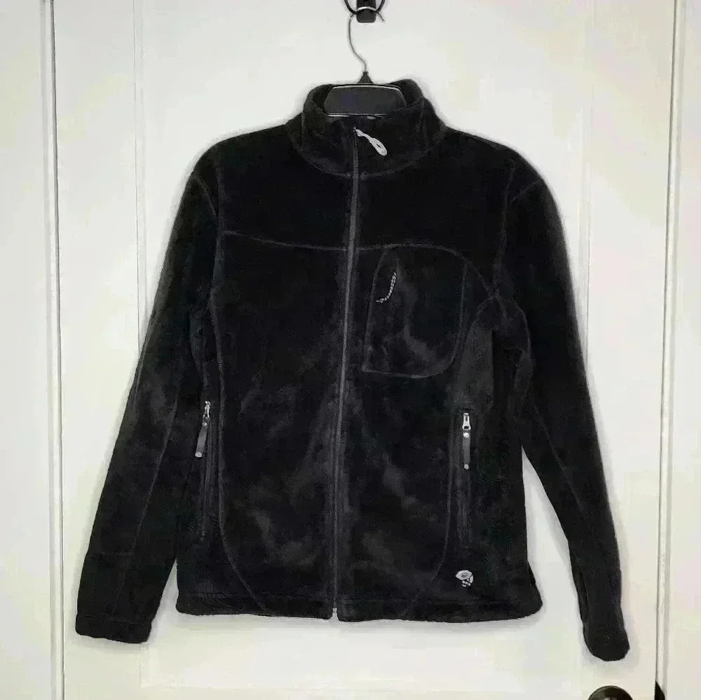 MOUNTAIN HARDWEAR Womens Sable Jacket Fleece MEDIUM Full Zip Windproof Pockets